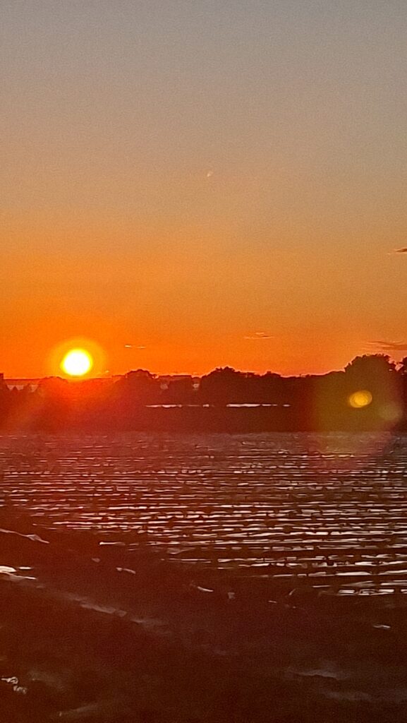 Sonnenuntergang in Schweden